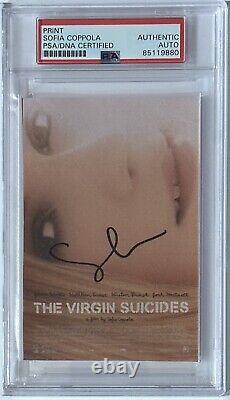 SIGNED Sofia Coppola Autographed THE VIRGIN SUICIDES Picture Print PSA DNA COA