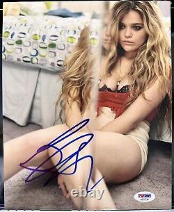 SKY FERREIRA SIGNED BABY DRIVER 8x10 PHOTO! SEXY LEGS AUTOGRAPH PSA DNA COA