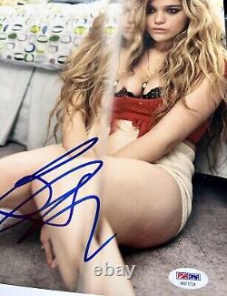 SKY FERREIRA SIGNED BABY DRIVER 8x10 PHOTO! SEXY LEGS AUTOGRAPH PSA DNA COA