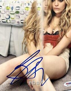 SKY FERREIRA SIGNED BABY DRIVER 8x10 PHOTO! SEXY LEGS AUTOGRAPH PSA DNA COA