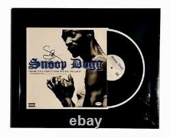 SNOOP DOGG Autographed Signed Framed Vinyl LP PSA DNA COA DR DRE EMINEM 50 CENT