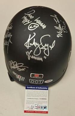 SONS OF ANARCHY Cast Signed Motorcyle Helmet 10 AUTOS PSA/DNA COA 5A40035