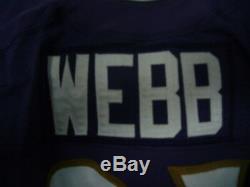 Sale! Ladarius Webb Game Worn Used Baltimore Ravens Jersey Coa Psa/dna Sb Champ
