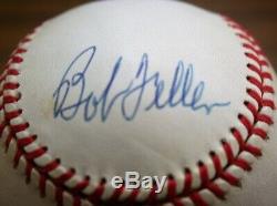 Sandy Koufax Nolan Ryan Bob Feller Triple HOF Signed ONL Baseball PSA/DNA COA