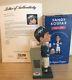 Sandy Koufax Signed Bobblehead Limited Edition Dodgers Coa Letter Psa/dna