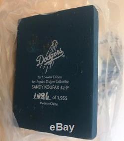 Sandy Koufax Signed Bobblehead Limited Edition Dodgers Coa Letter Psa/dna