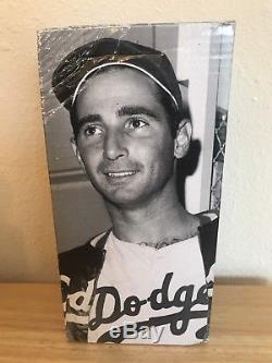 Sandy Koufax Signed Bobblehead Limited Edition Dodgers Coa Letter Psa/dna