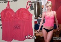 Sara Jean Underwood Signed Personally Worn Used Bustier Lingerie PSA/DNA COA HOT