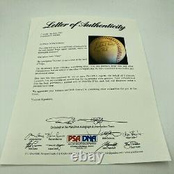 Satchel Paige Single Signed Autographed Baseball With PSA DNA COA