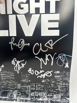 Saturday Night Live SNL Cast Signed 11x17 Poster PSA/DNA COA