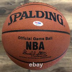 Scottie Pippen SIGNED 6x NBA Champ! Official NBA Game Basketball PSA/DNA COA