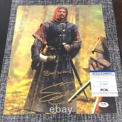 Sean Bean Signed Autograph 11x14 Photo Game Of Thrones Ned Stark Psa/dna Coa