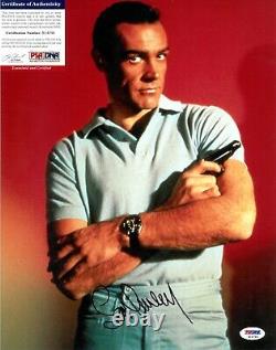 Sean Connery James Bond Signed 11x14 Photo Autographed PSA/DNA COA Goldfinger