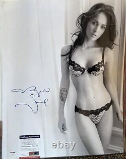 Sexy Megan Fox Autograph 16 X 20 PSA / DNA Coa Celebrity Authentic 10/17/2016