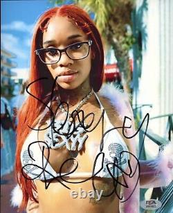 Sexyy Red Signed 8x10 Autograph PSA/DNA COA