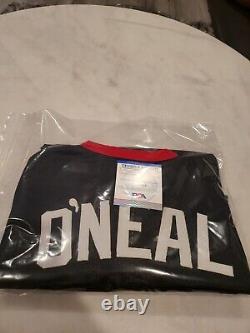 Shaquille O'Neal Autographed/Signed Jersey PSA/DNA COA Miami Heat Shaq