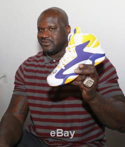 Shaquille O'neal Autograph Shoe Reebok Shaq Attaq Lsu Lakers Auto Psa/dna Coa