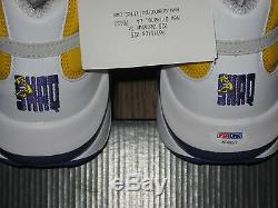 Shaquille O'neal Autograph Shoe Reebok Shaq Attaq Lsu Lakers Auto Psa/dna Coa