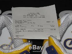 Shaquille O'neal Autograph Shoe Reebok Shaq Attaq Lsu Lakers Auto Psa/dna Coa