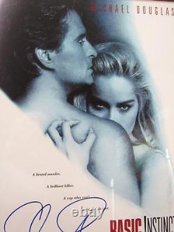 Sharon Stone Basic Instinct Signed Poster / Print PSA/DNA COA Framed