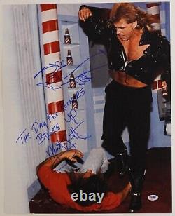 Shawn Michaels & Marty Jannetty Signed 16x20 Photo PSA/DNA COA WWE The Rockers 1