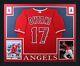 Shohei Ohtani Autographed Los Angeles Angels Baseball Framed Jersey Psa Dna Coa