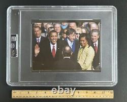 Signed Barack Obama Autographed Custom Card Psa/dna Slabbed Coa