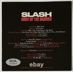 Slash SIGNED Orgy Of The Damned CD Cover Autographed PSA DNA COA Guns N Roses