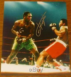 Smokin Joe Frazier Signed 16x20 Photo PSA/DNA COA Muhammad Ali Picture Autograph