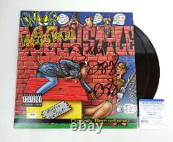 Snoop Doggy Dogg Signed Full Autograph Doggystyle Vinyl Record Album PSA/DNA COA