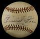 Spectacular Jimmie Foxx Single Signed Autographed Baseball Psa Dna & Beckett Coa