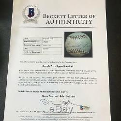 Spectacular Jimmie Foxx Single Signed Autographed Baseball PSA DNA & Beckett COA