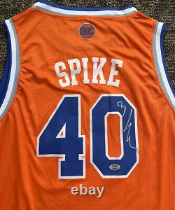 Spike Lee Signed Autographed New York Knicks Jersey Psa/Dna Coa 40 Acres