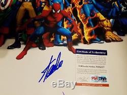 Stan Lee 16x20 Photo Signed Autographed Auto PSA DNA COA Marvel Cast