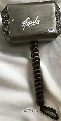 Stan Lee Autographed Thor Hammer with PSA/DNA COA