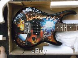 Stan Lee Larry Lieber Signed Rare Iron Man Rockmaster Peavey Guitar Psa Dna Coa