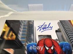 Stan Lee Signed Spider-Man 8x10 Photo Marvel Autographed PSA/DNA COA 1B