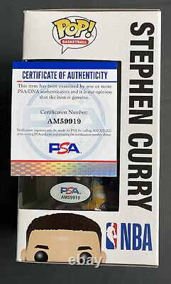 Stephen Curry Signed Autographed Funko Pop #43 Golden State Warriors Psa/Dna Coa