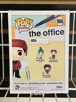 Steve Carell Signed Michael Scott Classy Santa ThE Office Funko Pop PSA/DNA COA