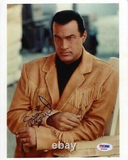 Steven Seagal Autographed Signed 8x10 Photo Certified Authentic PSA/DNA COA