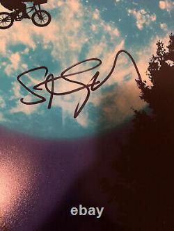 Steven spielberg signed E. T 12x18 Poster Pic PSA/DNA COA