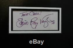 Stevie Ray Vaughn Signed Coa Psa/dna