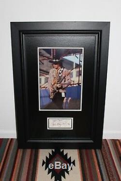 Stevie Ray Vaughn Signed Coa Psa/dna