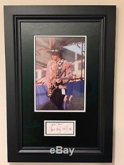 Stevie Ray Vaughn Signed Coa Psa/dna