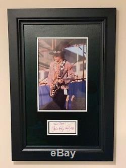 Stevie Ray Vaughn Signed Coa Psa/dna