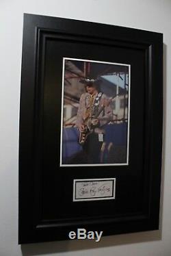 Stevie Ray Vaughn Signed Coa Psa/dna