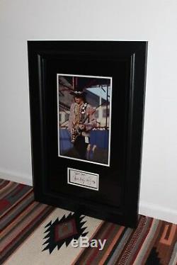 Stevie Ray Vaughn Signed Coa Psa/dna