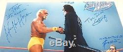 Sting Hulk Hogan Jimmy Hart Signed WWE 16x20 Photo PSA/DNA COA Picture WCW Auto