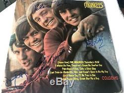 THE MONKEES AUTOGRAPHED ALBUM ALL FOUR MEMBERS PSA DNA CERTIFIED COA With PROOF