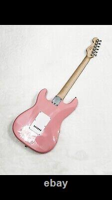 Taylor Swift Signed Autograph Full Size Pink Fender Electric Guitar Psa/dna Coa